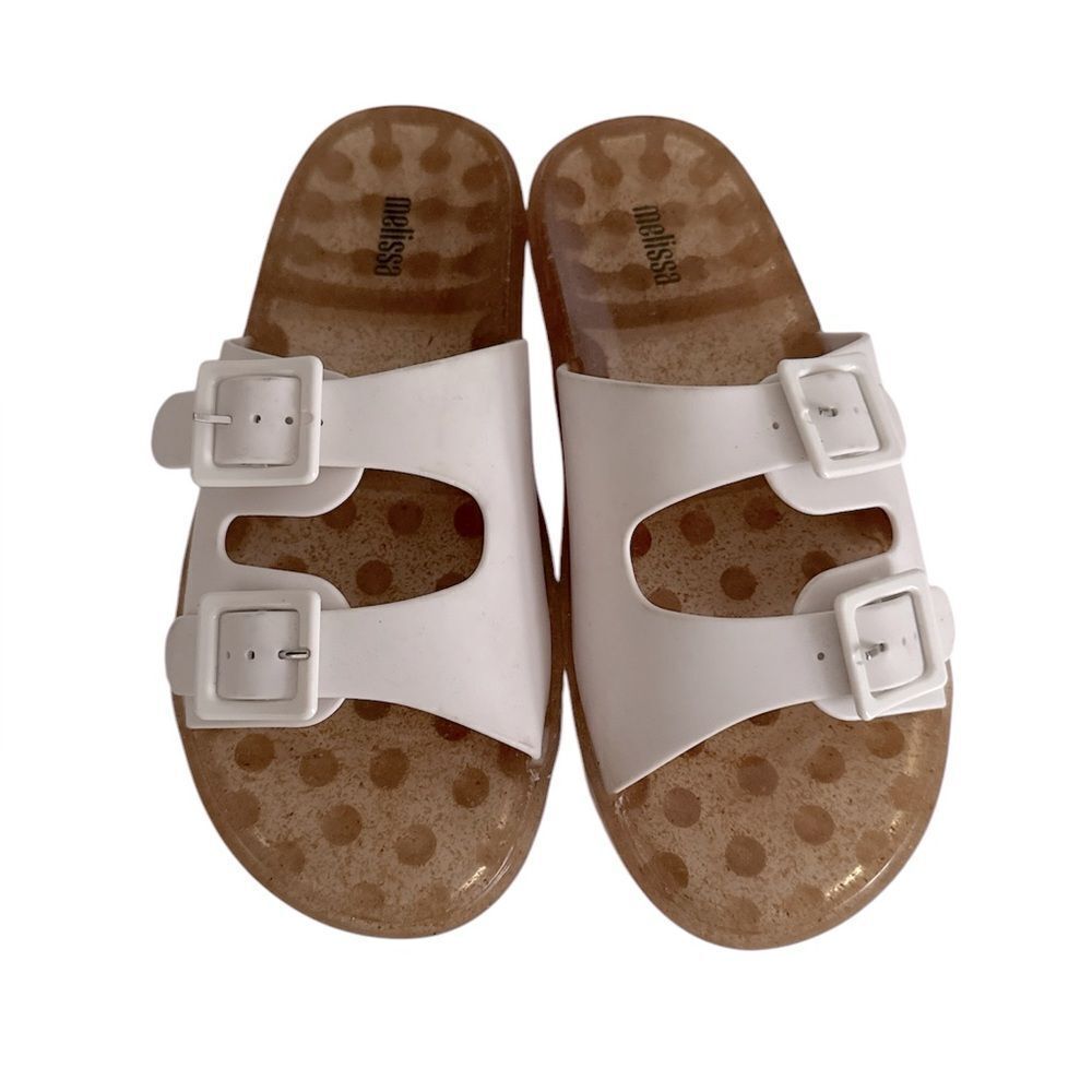 Melissa Wide Slide Sandals EUC